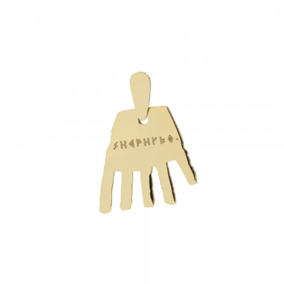 Colgante Mano Irulegi Oro 20mm