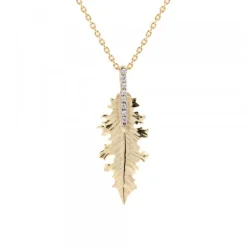 Colgante Mari Mini Plata Dorada y Circonitas