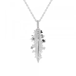 Colgante Mari Mini Plata y Circonitas Blancas