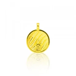 Colgante Mask de Plata Dorada