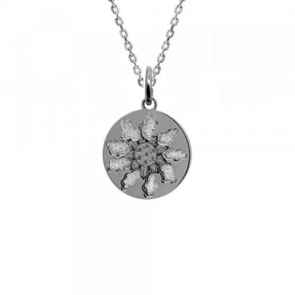 Colgante Medalla Eguzkilore Rutenio 13mm