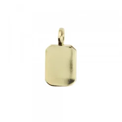 Colgante Mini Chapa Eguzkilore Plata Dorada Personalizable