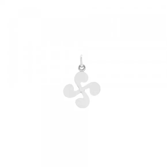 Colgante Mini Lauburu de Plata 17mm