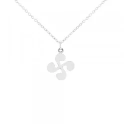 Colgante Mini Lauburu de Plata 17mm