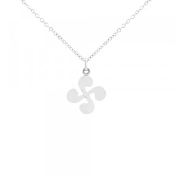 Colgante Mini Lauburu de Plata 17mm