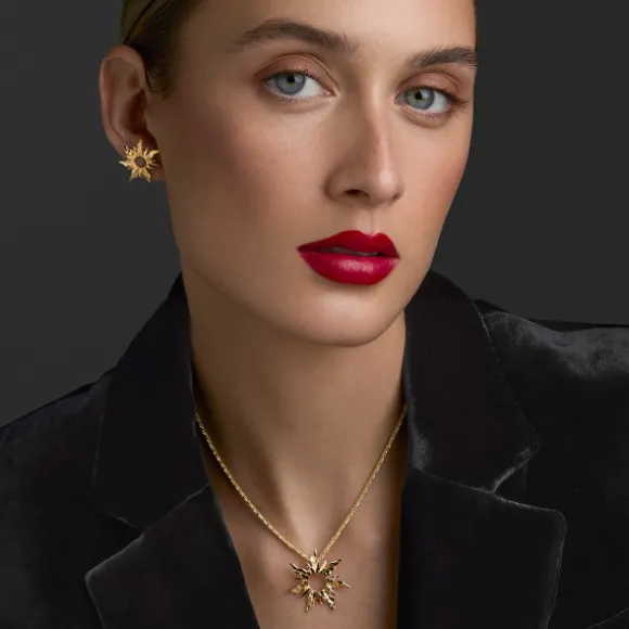 Colgante Mountain Brillo Plata Dorada