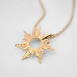 Colgante Mountain Brillo Plata Dorada