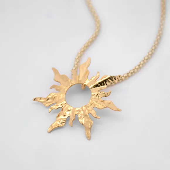 Colgante Mountain Brillo Plata Dorada