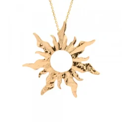 Colgante Mountain Brillo Plata Dorada