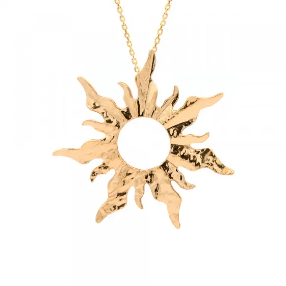 Colgante Mountain Brillo Plata Dorada