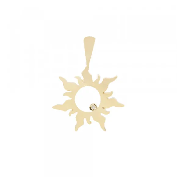 Colgante Mountain Oro y Brillante