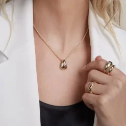 Colgante Olatu Plata Dorada