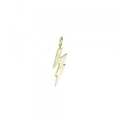 Colgante Rayo de Plata Dorada