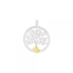 Colgante Árbol de La Vida Plata yEguzkilore Dorado
