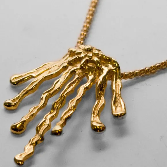 Colgante Ur de Plata Dorada