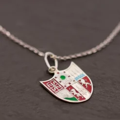 Colgante Zazpiak Bat de Plata con Esmalte Personalizable