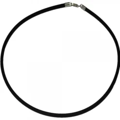 Cordón Caucho Negro 4mm