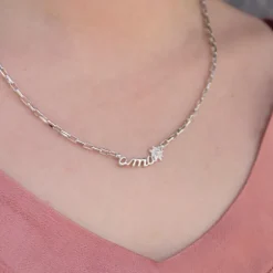 Gargantilla Ama Bayona Plata