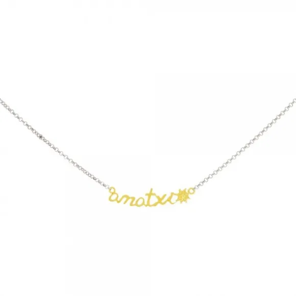 Gargantilla Amatxi Plata Bicolor