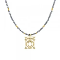 Gargantilla Barandilla La Concha Dorada y Hematites