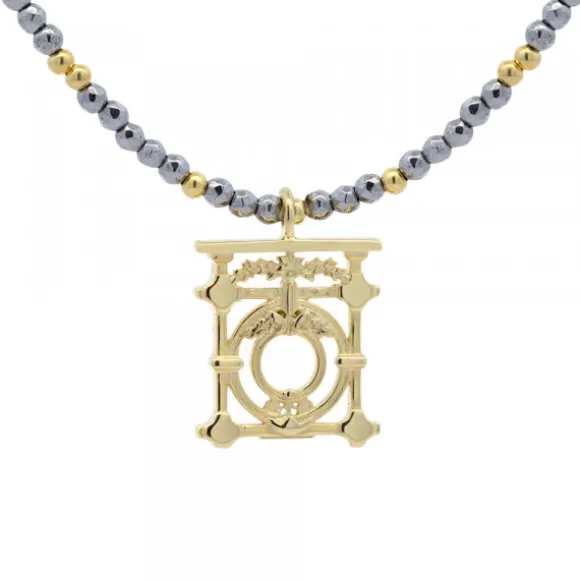 Gargantilla Barandilla La Concha Dorada y Hematites