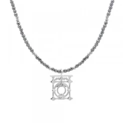 Gargantilla Barandilla La Concha Plata y Hematites