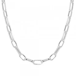 Gargantilla Eslabones Alargados Plata