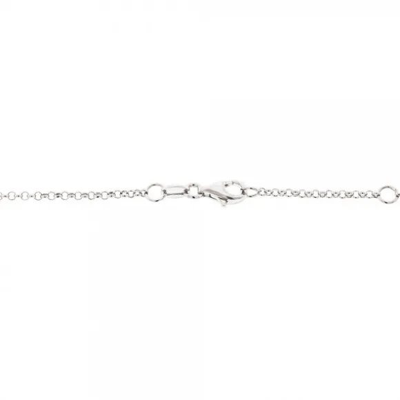 Gargantilla Infinito y Eguzkilore Plata Rosa