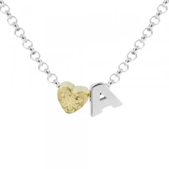 Gargantilla Inicial Plata y Motivo a Elegir