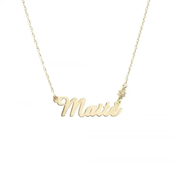 Gargantilla Izena 5 Letras Oro 18kt. Personalizable
