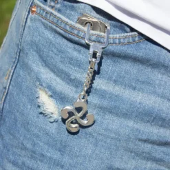 Llavero Lauburu Plata Personalizable