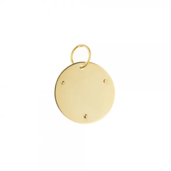 Medalla Eguzkilore Oro Bicolor 18mm