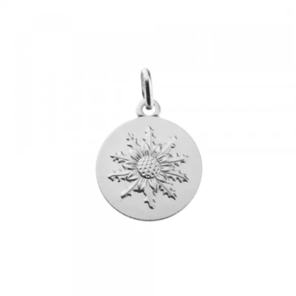 Medalla Eguzkilore Plata 16mm Personalizable