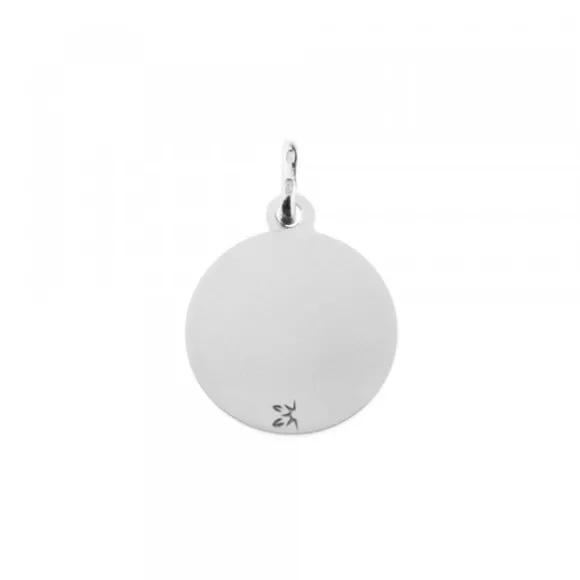 Medalla Eguzkilore Plata 16mm Personalizable