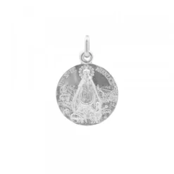 Medalla Virgen Aranzazu Plata 17mm
