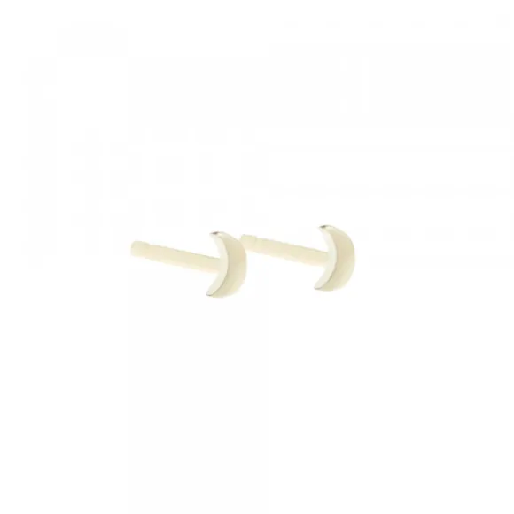 Pack Piercings Media Luna Plata 4 Uds