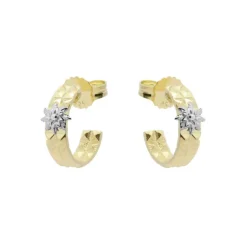 Pendientes Aro Aiora Plata Dorada 20mm