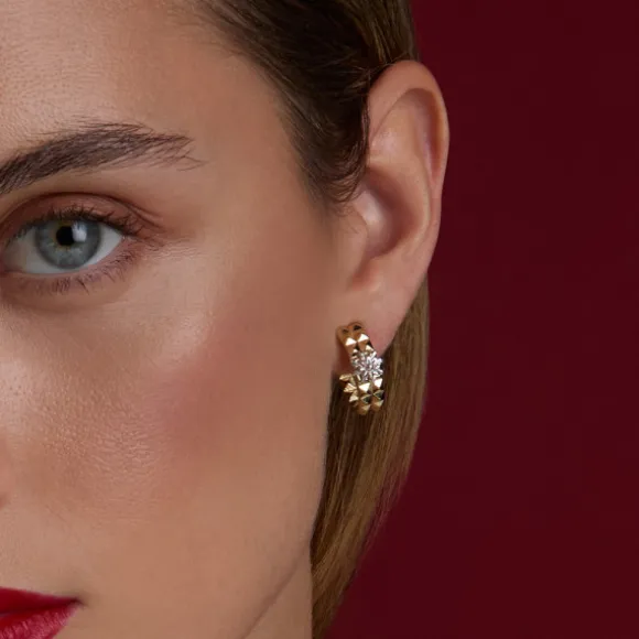 Pendientes Aro Aiora Plata Dorada 20mm