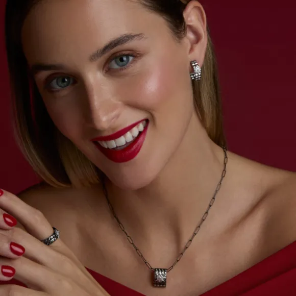 Pendientes Aro Aiora Rutenio 20mm