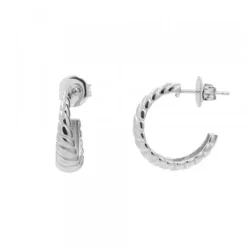 Pendientes Aro Grecia Plata 20mm