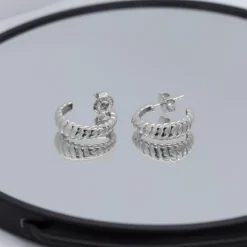 Pendientes Aro Grecia Plata 20mm