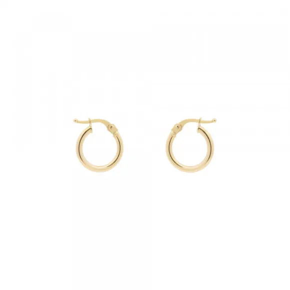 Pendientes Aro Oro Amarillo 18kt.