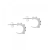 Pendientes Aro Punky Plata 10mm