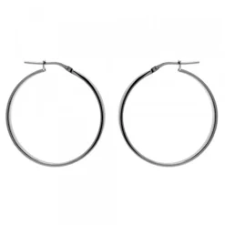 Pendientes Aro Rutenio 32mm