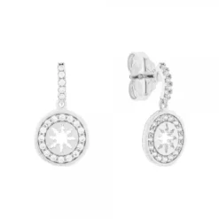 Pendientes B1 Plata y Circonitas