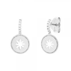 Pendientes B2 Plata y Circonitas