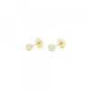 Pendientes Bebé Bola Oro Amarillo 3mm