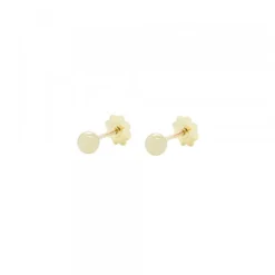 Pendientes Bebé Bola Oro Amarillo 3mm