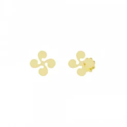 Pendientes Bebé Lauburu Oro 7mm