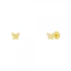 Pendientes Bebé Mariposa Oro 4mm
